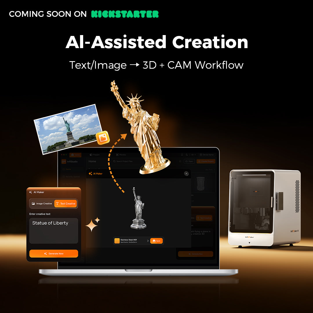 InfiMaker K1 – 5-Axis CNC | VIP Deposit
