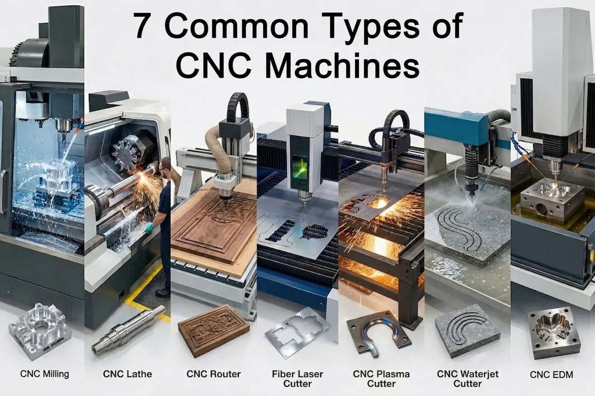 The 7 Most Common Types of CNC Machines Explained – InfiMaker
