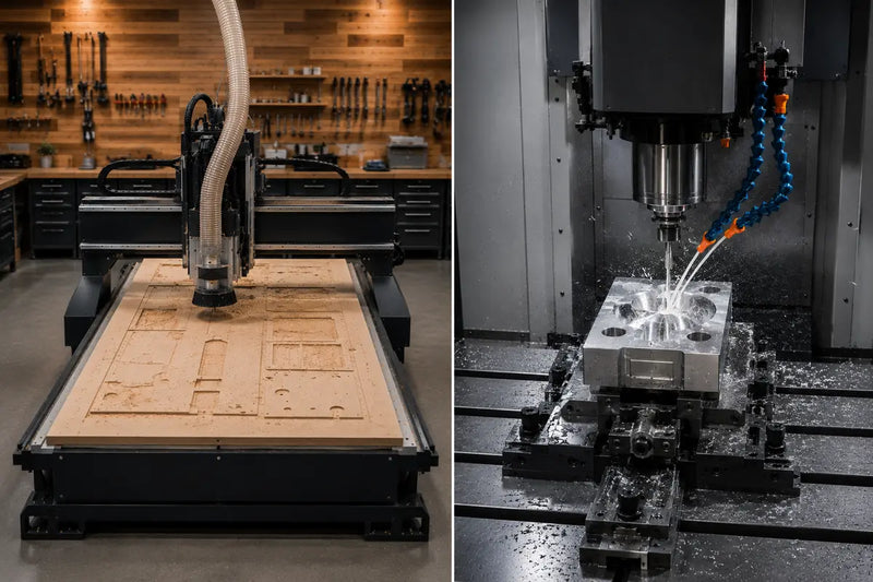 CNC Router vs CNC Mill — The Complete Comparison Guide (2026)