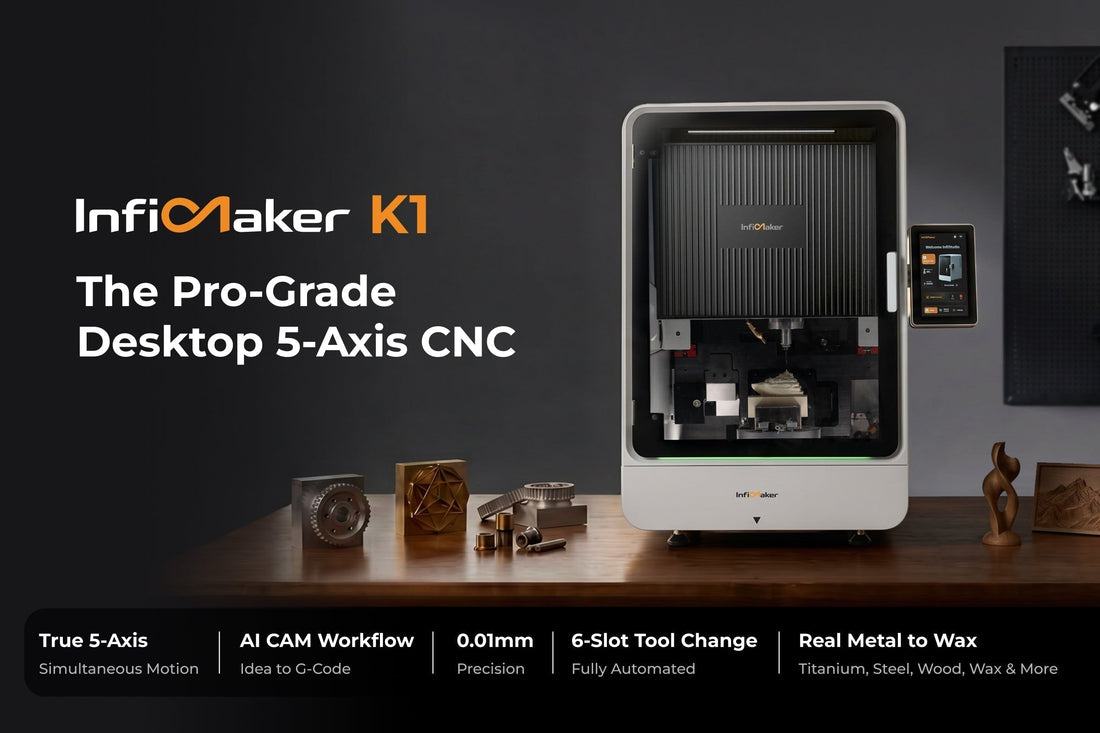 InfiMaker K1 desktop 5 axis cnc