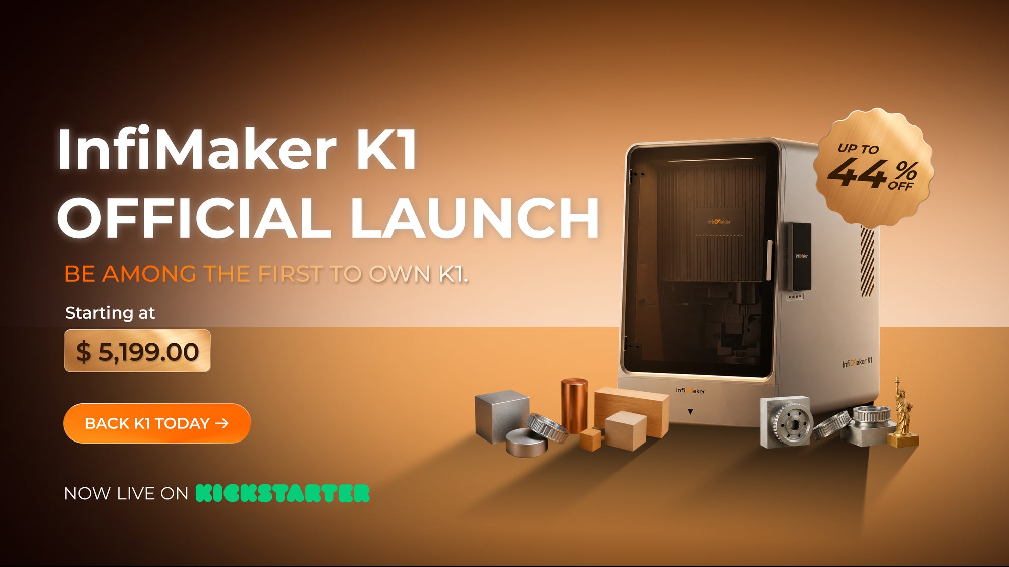 Secure the InfiMaker K1 VIP price