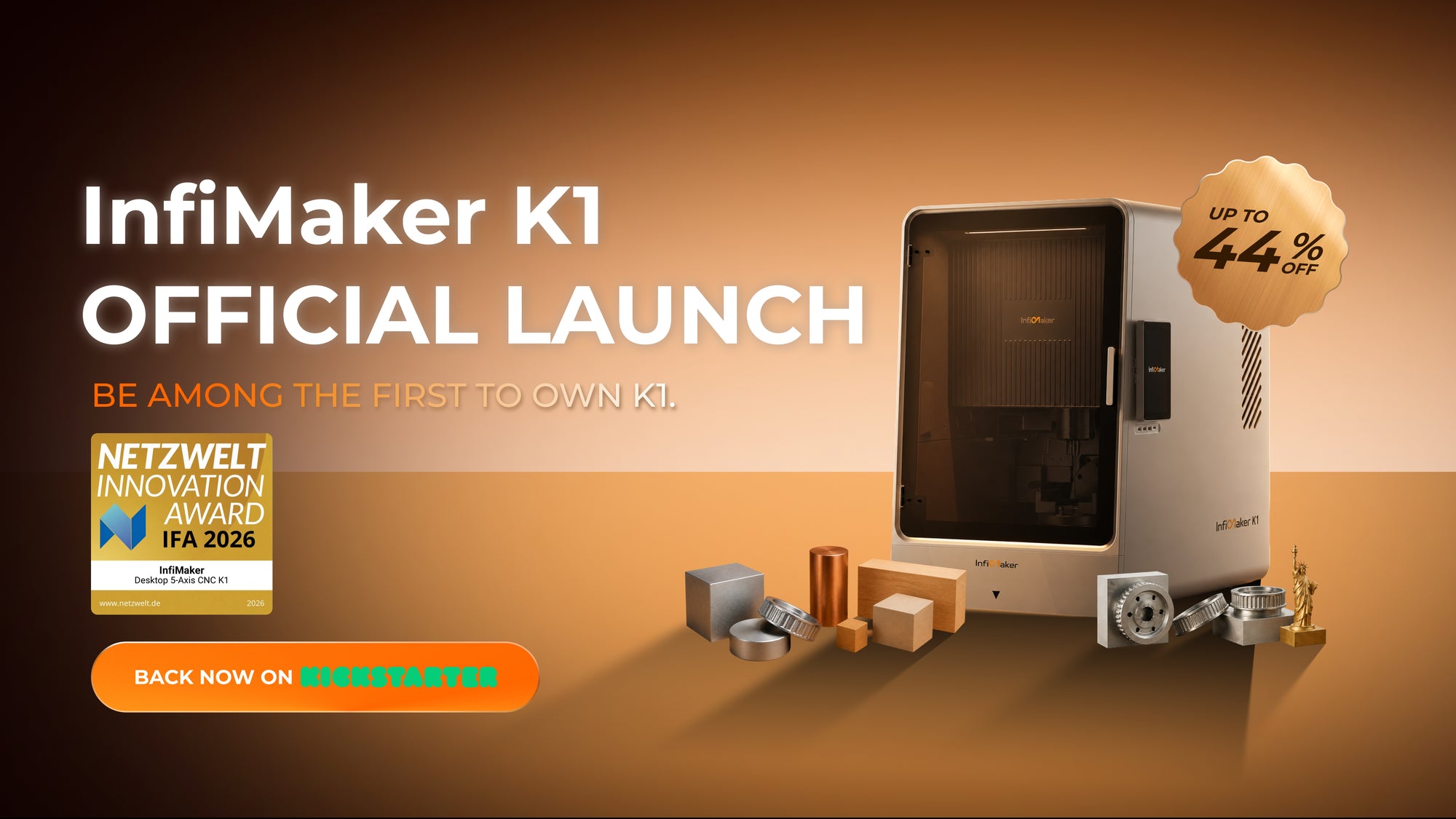 Secure the InfiMaker K1 VIP price