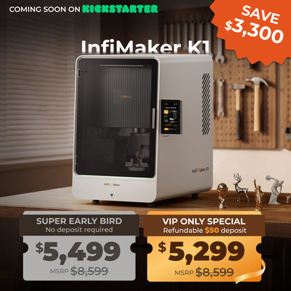 InfiMaker K1 – 5-Axis CNC | VIP Reservation